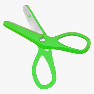 3D Scissors 3 Green