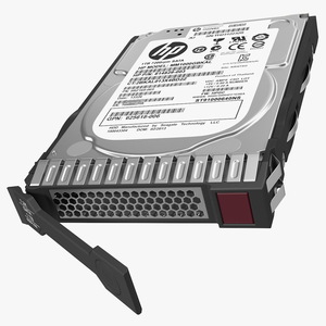 3D HP MM1000GBKAL HDD model