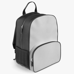 Classic Backpack with Front Pocket 3D model