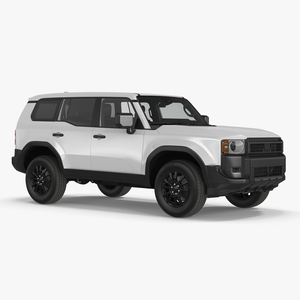 3D model Generic SUV Vehicle White