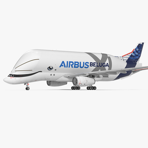 3D Airbus Beluga XL Large Transport Aircraft