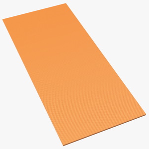 3D Orange Color Yoga Mat