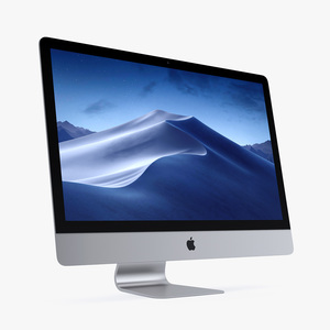 iMac Retina 5K Display Silver 3D model