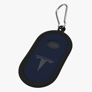 3D Tesla S Key Fob Blue Cover