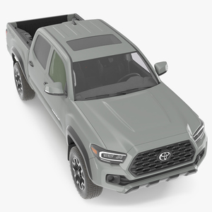 3D Toyota Tacoma TRD Off Road Cement Grey 2021 model