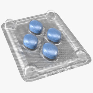 Viagra Blister Pack Full 3D model
