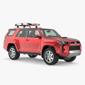 Toyota 4Runner with Thule Trail XTL Roof Basket 3D