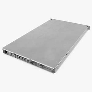 3D Rack Server Hardware Unit Apple