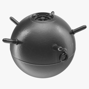 Underwater Sea Mine 3D model