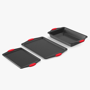 3D Baking Trays Set