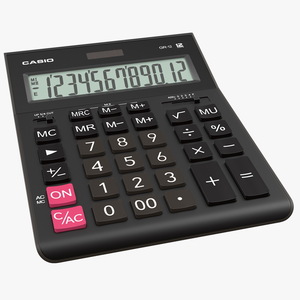 Casio GR-12 Calculator 3D