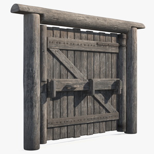 Old Faded Gate 3D model