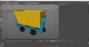 3D model Mine Wagon