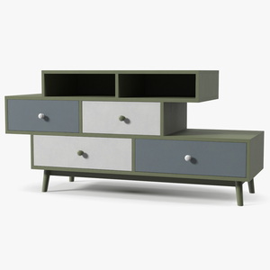 Sideboard Irvine Green 3D