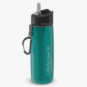 3D LifeStraw Go Advanced Water Filter Bottle Turquoise