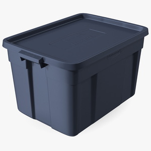 3D model Rubbermaid Polyethylene Storage Bin 25 Gallon