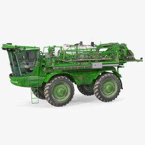 3D model Self Propelled Crop Sprayer Dirty Rigged