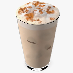 Iced Cinnamon Cappuccino 3D model