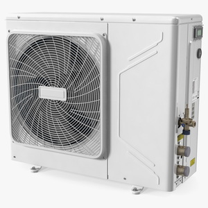 Split Air Conditioner Outdoor Unit 3D model