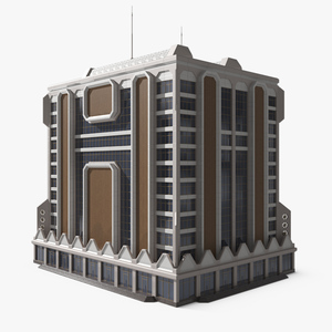 3D model Sci-Fi Building