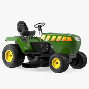 Riding Lawn Mower 3D