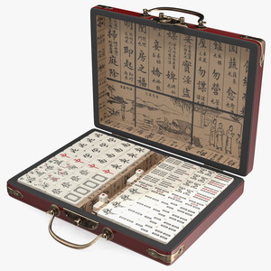 3D model Chinese Mahjong