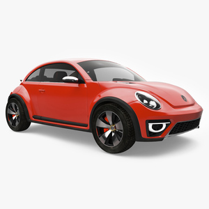 Volkswagen Beetle Compact Car 3D model