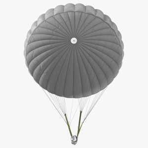 3D Parachute Attachment for Paratrooper