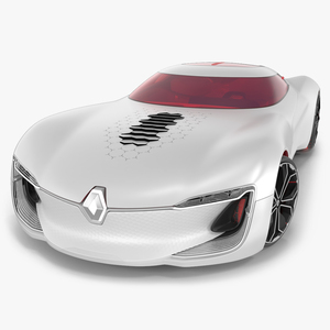 3D 2016 Renault Trezor Concept Rigged for Maya model