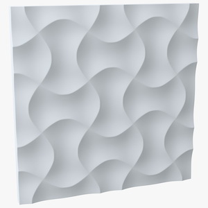 3D 3D Wall Panel Wave Ceramic