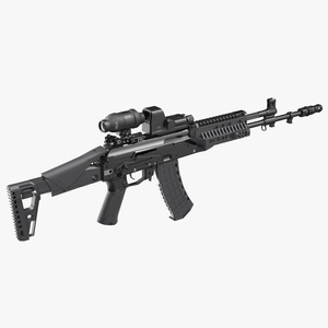 Kalashnikov Firearm AK-12 2023 with Optics 3D