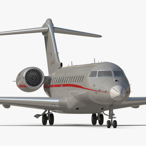 Business Jet Global 6000 3D model