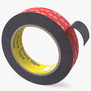 3D model Heavy Duty 3M VHB Double Sided Tape