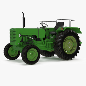3D model Vintage Farm Tractor
