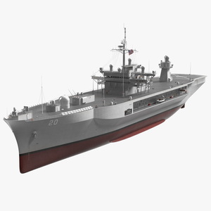 3D model Command Ship USS Mount Whitney