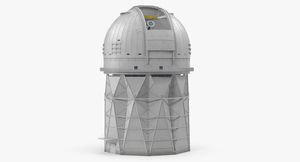 3D Kitt Peak National Observatory Building Rigged