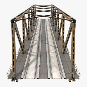 Railway Bridge Span 3D model