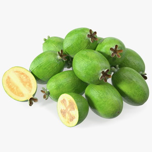 Heap Feijoa Fruit 3D