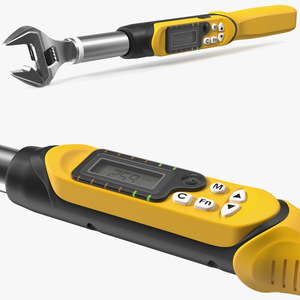 Digital Torque Wrench ON 3D model