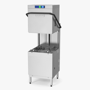 3D Dishwasher Hood Type Hobart AM900 model