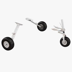 Small Aircraft Landing Gear 3D