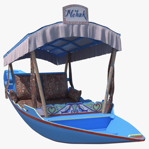 3D Royal Shikara Blue model