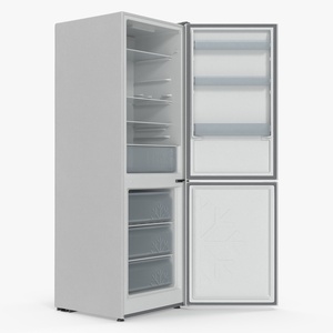 Fridge Candy CCRN 6180S Open Door White 3D model