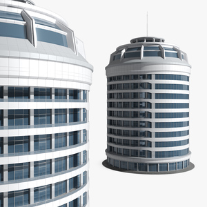 3D model Futuristic Urban Building