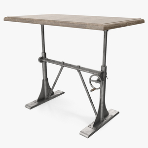 3D Pittsburgh Crank Sit-Stand Desk