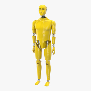 3D model Crash Test Dummy Standing Pose