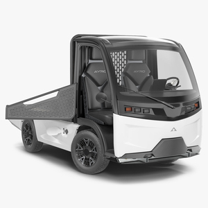 3D AYRO Vanish Electric Mini Truck Flatbed Rigged