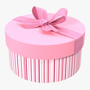 Giftbox 5 Pink 3D model