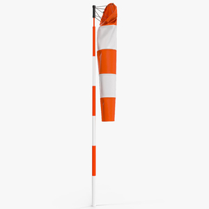 Striped Wind Cone Calm 3D