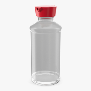 3D Sauce Bottle with Dispenser Empty model